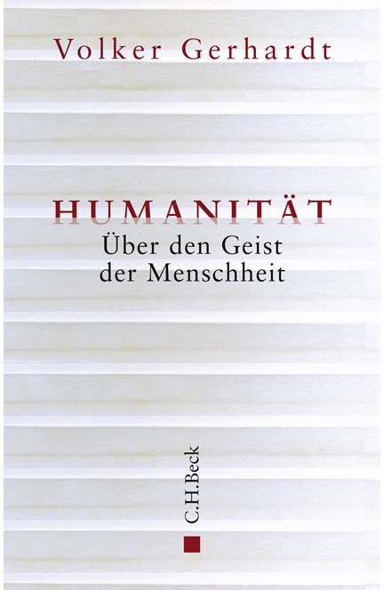 Cover: Volker Gerhardt, Humanität