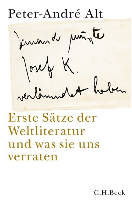 Cover: Peter-André Alt, 'Jemand musste Josef K. verleumdet haben ?'