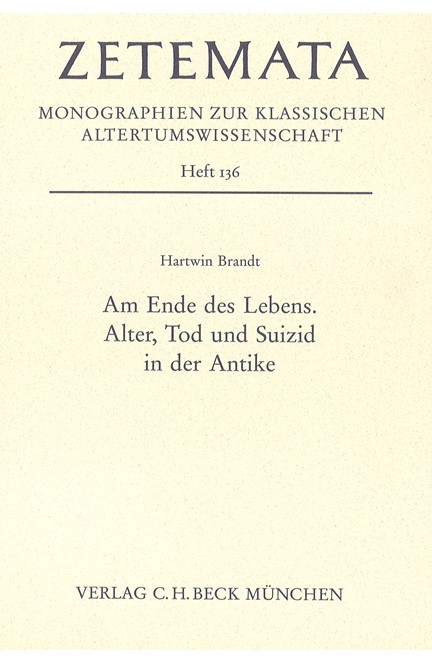 Cover: Hartwin Brandt, Am Ende des Lebens