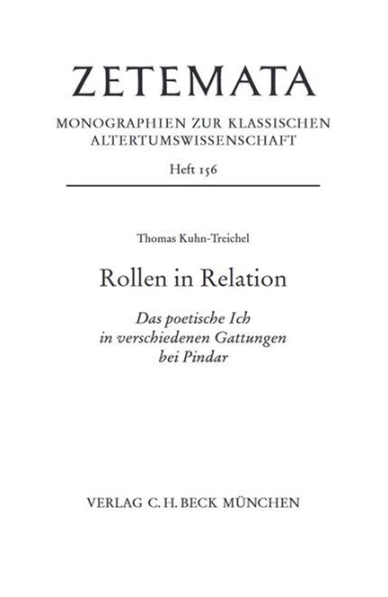 Cover: Thomas Kuhn-Treichel, Rollen in Relation