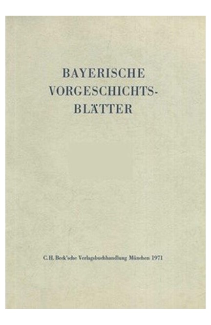 Cover: , Bayerische Vorgeschichtsblätter 2020