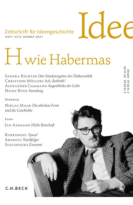 Cover: , Zeitschrift für Ideengeschichte Heft XV/3 Herbst 2021