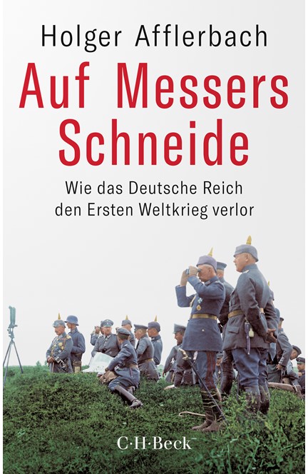 Cover: Holger Afflerbach, Auf Messers Schneide