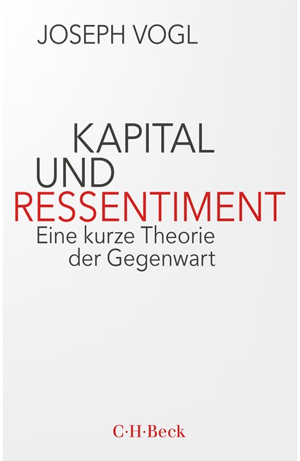 Cover: Joseph Vogl, Kapital und Ressentiment