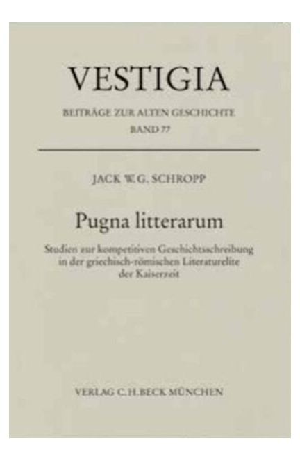 Cover: Jack W.G. Schropp, Pugna litterarum