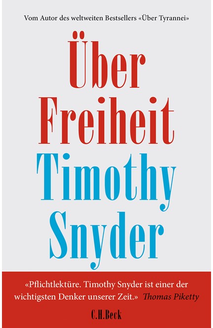 Cover: Timothy Snyder, Über Freiheit