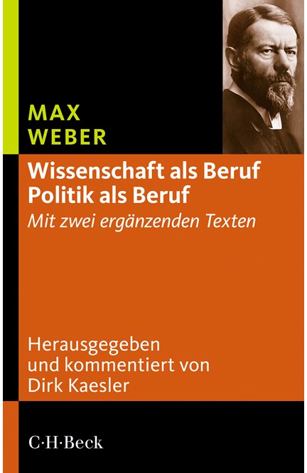 Cover: Max Weber, Wissenschaft als Beruf - Politik als Beruf