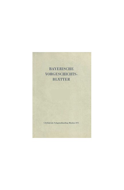 Cover: , Bayerische Vorgeschichtsblätter 2024