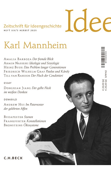 Cover: , Zeitschrift für Ideengeschichte Heft XIX/3 Herbst 2025