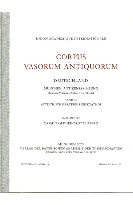 Cover: Yasmin Olivier-Trottenberg, Corpus Vasorum Antiquorum Deutschland Bd. 113:  München Band 22