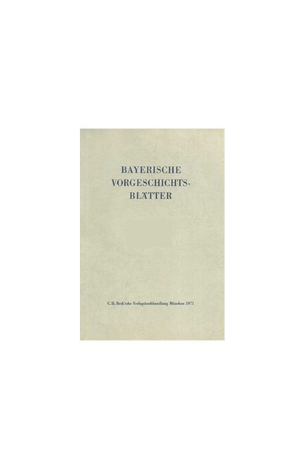 Cover: , Bayerische Vorgeschichtsblätter 2025