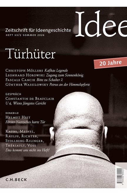 Cover: , Zeitschrift für Ideengeschichte Heft XX/2 Sommer 2026