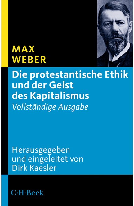 Cover: Max Weber, Die protestantische Ethik und der Geist des Kapitalismus