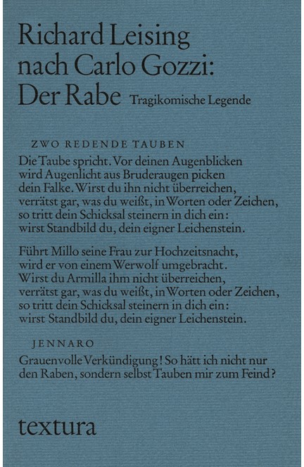 Cover: Carlo Gozzi|Richard Leising, Der Rabe