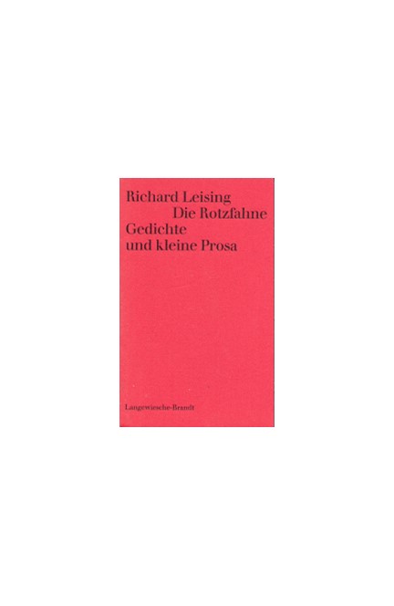 Cover: Richard Leising, Die Rotzfahne