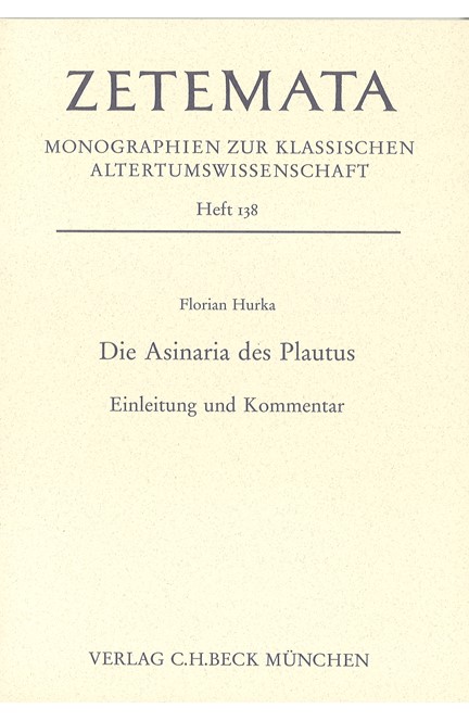 Cover: Florian Hurka, Die Asinaria des Plautus