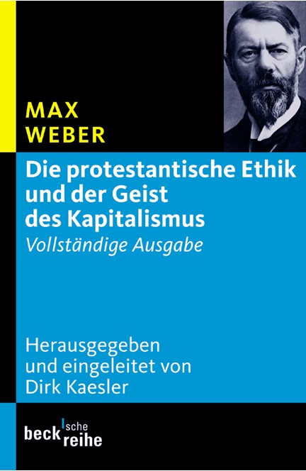 Cover: Max Weber, Die protestantische Ethik und der Geist des Kapitalismus