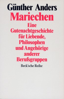 Cover: Anders, Günther, Mariechen