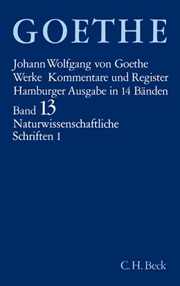 Cover: Goethe, Johann Wolfgang von, Naturwissenschaftliche Schriften I