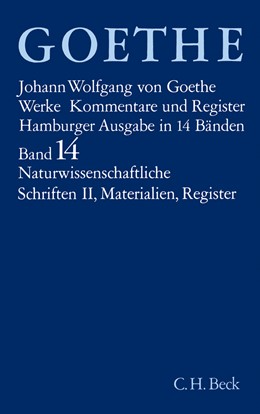 Cover: Goethe, Johann Wolfgang von, Naturwissenschaftliche Schriften II