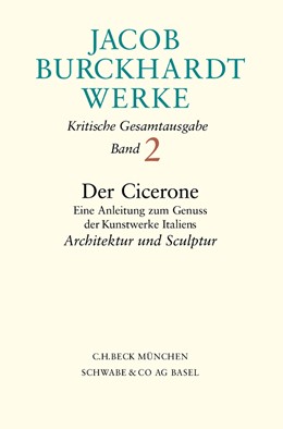 Cover: Burckhardt, Jacob, Der Cicerone