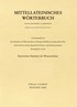 Cover:, Mittellateinisches Wörterbuch  31. Lieferung (dominium - efficientia)