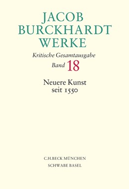 Cover: Burckhardt, Jacob, Neuere Kunst seit 1550