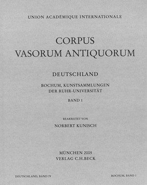 Cover: , Corpus Vasorum Antiquorum Deutschland Bd. 79  Bochum I: Kunstsammlungen der Ruhr-Universität