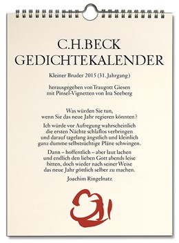 Cover: , C.H. Beck Gedichtekalender