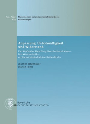 Cover: Joachim Hagenauer|Martin Pabst, Anpassung, Unbotmäßigkeit und Widerstand