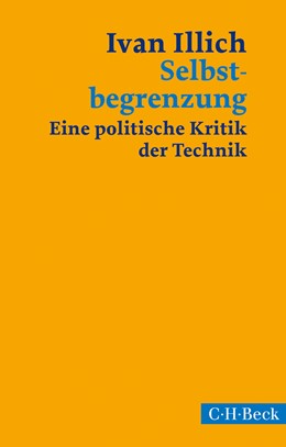 Cover: Illich, Ivan, Selbstbegrenzung