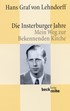 Cover: Lehndorff, Hans Graf von, Die Insterburger Jahre