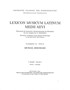 Cover: Bernhard, Michael, Lexicon Musicum Latinum Medii Aevi = Wörterbuch der lateinischen Musikterminologie des Mittelalters bis zum Ausgang des 15. Jahrhunderts = Dictionary of Medieval Latin Musical Terminology to the End of the 15th Century
