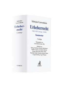 Cover: Schricker / Loewenheim, Urheberrecht
