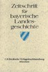 Cover:, Zeitschrift für bayerische Landesgeschichte Band 67 Heft 1/2004