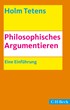 Cover: Tetens, Holm, Philosophisches Argumentieren