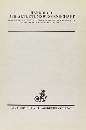 Cover: Wilhelm Schmid, Handbuch der Altertumswissenschaft., Geschichte der griechischen Literatur. Band VII,1.4: Die klassische Periode der griechischen Literatur Bd. 4: Die griechische Literatur in der Zeit der attischen Hegemonie nach dem Eingreifen der Sophistik