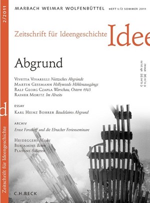 Cover: , Zeitschrift für Ideengeschichte Heft V/2 Sommer 2011
