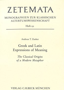 Cover: , Greek and Latin Expressions of Meaning