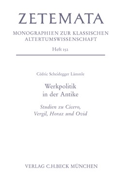 Cover: Scheidegger Lämmle, Cédric, Werkpolitik in der Antike