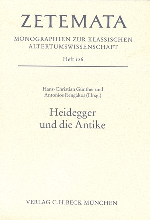 Cover: , Heidegger und die Antike