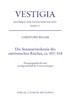 Cover: Begass, Christoph, Die Senatsaristokratie des oströmischen Reiches, ca. 457-518