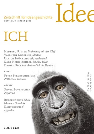 Cover: , Zeitschrift für Ideengeschichte Heft XII/3 Herbst 2018