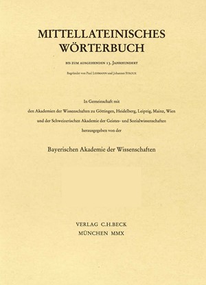 Cover: , Mittellateinisches Wörterbuch  35. Lieferung (eximius - ezemenius) mit Einbanddecke