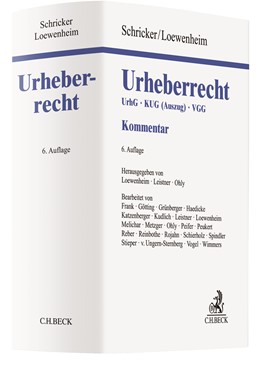 Cover: Schricker / Loewenheim, Urheberrecht