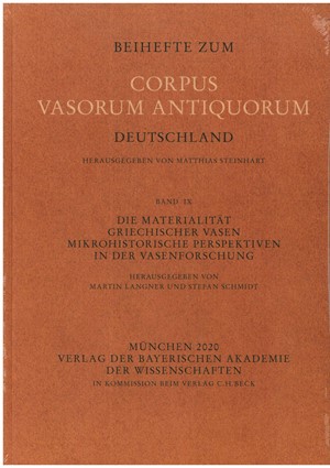 Cover: , Die Materialität griechischer Vasen