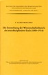 Cover: Moulines, C. Ulises, Die Entstehung der Wissenschaftstheorie als interdisziplinäres Fach (1885 - 1914)
