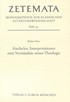 Cover: Bees, Robert, Aischylos. Interpretationen zum Verständnis seiner Theologie