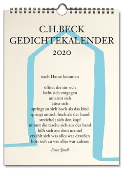 Cover: Petersdorff, Dirk von, C.H. Beck Gedichtekalender