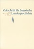 Cover:, Zeitschrift für bayerische Landesgeschichte Band 72 Heft 1/2009